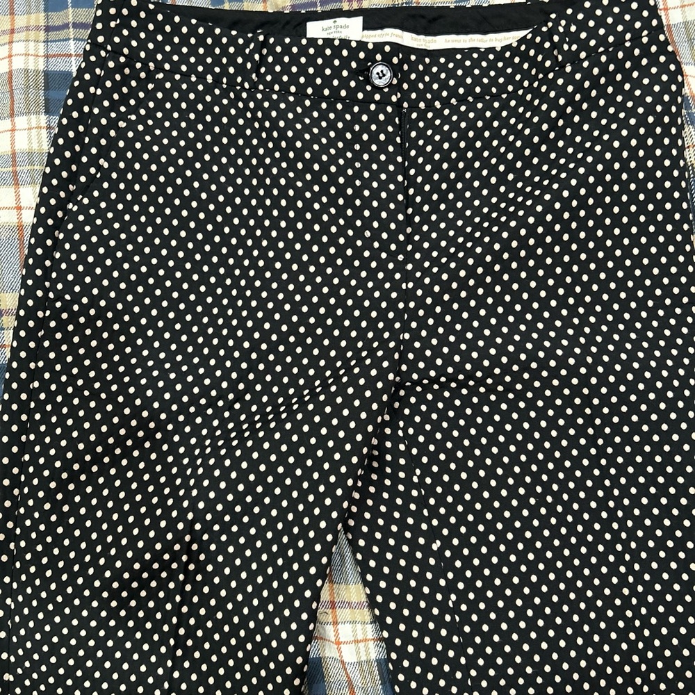 Kate Spade Black and White Polka Dot Pants